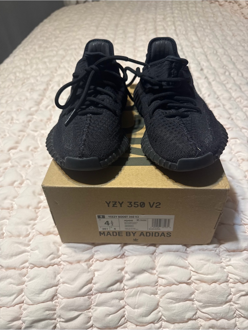 adidas Yeezy Boost 350 V2 Women’s Sneakers — Black